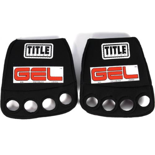 Title Boxing Gel Iron Custom Form Fit Neoprene Fist Guards Black 