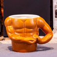 thumbnail image 4 of freestylehome Ceramic Coffee Mug Muscle Bust Muscle Bust for Father's Day Kitchen Only Mug, 4 of 9
