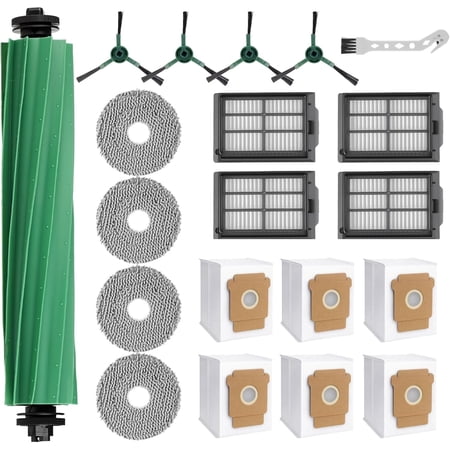 DAEX 20PCS Replacement Parts for iRobot Roomba 405/505 Combo, Accessories Kit with 4 Side Brushes, 4 Filters, 4 Mop Pads & 6 Dust Bags
