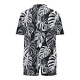 thumbnail image 5 of Haivin Women's Relaxed Fit Jacket Shorts Tee and Pants Set, All-Over Print with Pockets, Casual Comfort Wear for Daily Use and Lounge, 5 of 5