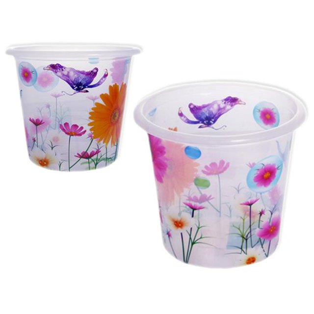 FamilyMaid 12913 Poubelle Imprimée 9,5 x 9,5 Po, Lot de 48