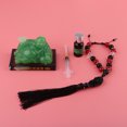 thumbnail image 2 of Adorno de resina estatua de Buda Maitreya escultura coche vehículo accesorios con 4 regalos, y Verde Zulema Maitreya Buddha Sculpture, 2 of 8