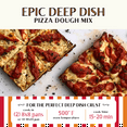 thumbnail image 2 of Urban Slicer Pizza Worx 6062353 13.2 oz Epic Deep Dish Pizza Dough Mix, 2 of 4