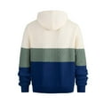 thumbnail image 5 of Donemore Men's Knitted Long Sleeve Hooded Sweater, Thermal Fleece Lined Casual Pullover, Streetwear Style Loose Fit Autumn Winter Warm Top, 5 of 8