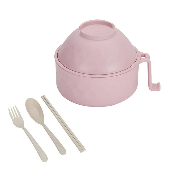 Tazón de ramen de fibra de seis piezas Fideos ramen para dormitorio universitario Tazón de fideos