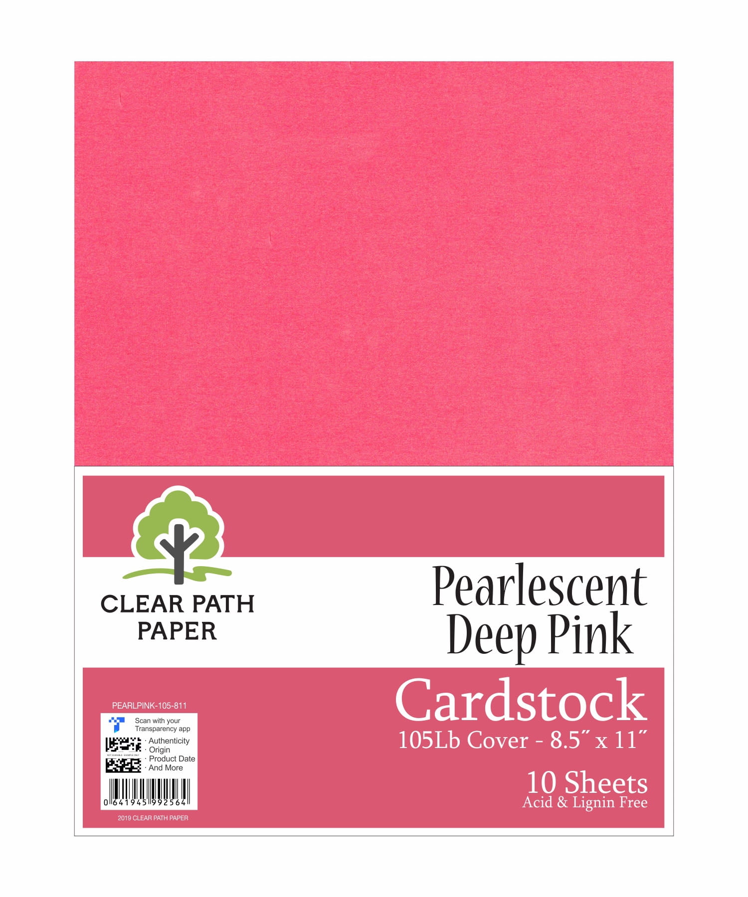 Dark Pink Hues Shimmer 8.5 x 11 Cardstock Paper by Recollections