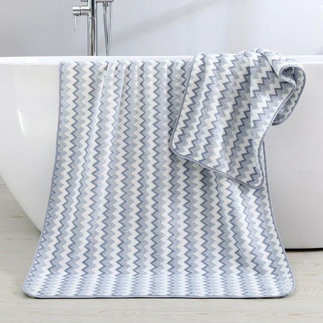 Juego de 2 Toallas de Baño Gruesas, Suaves y Absorbentes, Ideal para El Hogar y El Baño.