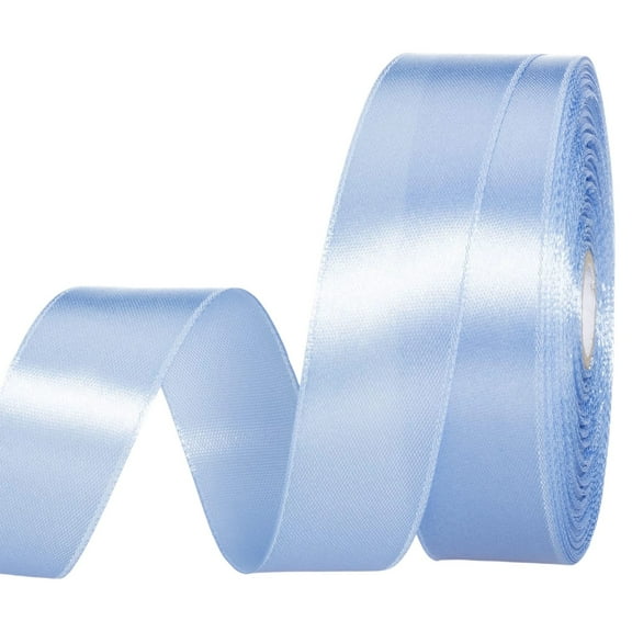 Double Faced Satin Ribbon,0.98 Inch X Continuous 25 Yards Solid Color Satin Ribbon,Craft Fabric Ribbon Roll For Gift Wrapping Flower Bouquets Wedding Party Decoration Handmade Bows,I