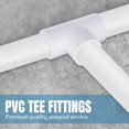thumbnail image 4 of Accesorios de PVC en forma de camiseta de 3 vías de 1 pulgada, aptos para muebles (16 paquetes), 4 of 7