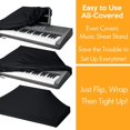 thumbnail image 5 of Housse de Protection pour Clavier de piano Housse de Protection pour Clavier de Musique de piano, 5 of 5