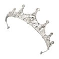 thumbnail image 3 of Niceauty Bride Hair Band Headwrap Silver Alloy 1Pcs Wedding Decor, 3 of 8