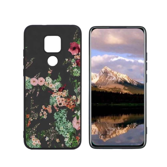Compatible with Moto G Play 2021 Phone Case, Floral 111 Case Men Women, Flexible Silicone Shockproof Case for Moto G Play 2021