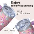 thumbnail image 4 of 20OZ Unicorn Tumbler with Handle Double Wall Stainless Steel Cup Great Presents for Women Unicorn Enthusiasts Perfect for Birthday Christmas and Cooking Competitions, 4 of 6