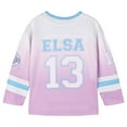 thumbnail image 4 of Disney Frozen Elsa Mesh Hockey Jersey Long Sleeve T-Shirt Toddler to Big Kid, 4 of 5