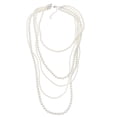 thumbnail image 1 of MOVTOTOP Long Layered Simulation Pearl Necklace For Women Elegant Multi Strand Beaded Necklace For Sweaters Fashionable And Versatile Neck Decoration, 1 of 8