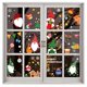 thumbnail image 4 of Venta al por mayor decoraciones navideñas pegatinas para ventanas navideñas, 4 of 4