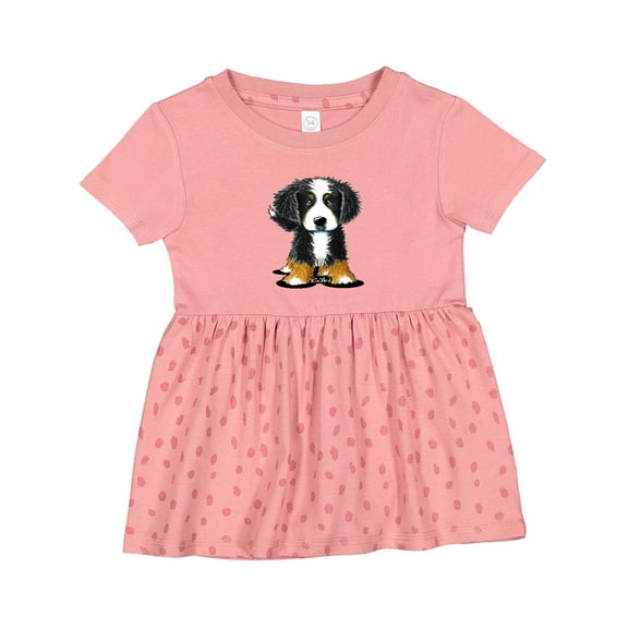 Inktastic Bernese Mountain Dog Girls Baby Dress