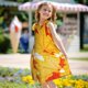 thumbnail image 5 of Balery Autumn Maple Leaves Camisón de princesa para niñas, pijama de algodón con mangas abullonadas, suave y bonito.-Medium, 5 of 6