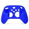thumbnail image 3 of Controller Cover Skin Case + 8 Thumb Grips Set (Blue) Compatible with Microsoft Xbox Series S / X - Soft Studded Anti-slip Silicone Gel & Rubber Stick Caps Accessories for Video Games Gamepad, 3 of 3