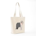 thumbnail image 7 of CafePress - English Sheep Dog Silhouette Tote Bag - Unisex Canvas Tote Bag, Beige, 1-Piece, 7 of 7