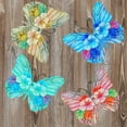 thumbnail image 5 of 4 Pcs Metal Butterfly Wall Decor,Topboutique Butterflies Outdoor Fence Yard Art Wall Decor,Butterfly Metal Butterfly Ornament,Hanging Decorations for Balcony Patio Living Room Garden Outdoor Fence, 5 of 9