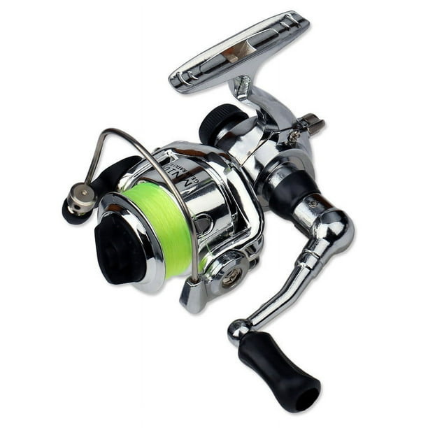 Mini Spinning Reel, 4.3:1 Gear Metal Fishing Reel, Ultra Smooth Powerful Spinning Fishing Reels with Reversible Handle, Compact Reel for Carp Bass