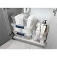 thumbnail image 5 of Rubbermaid Cleverstore Clear 41 QT Pack of 6 Stackable Plastic Storage Containers with Durable Latching Clear Lids, 5 of 9