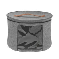 weibbin Hat Box-Hat Boxes for Women Storage Travel Hat Box Large Round Hat Carrier Case Organizer Wide-Brim Cowboy Men Cowboys Caps Clothes Closet Storage Foldable Hat Box with Lids