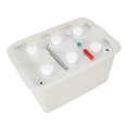 thumbnail image 1 of Kit de cultivo hidropónico, caja de cultivo hidropónico con 6 orificios para plantar, kit hidropónico con diseño a prueba de futuro, 1 of 2