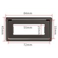 thumbnail image 5 of Manija abatible para muebles de 5 piezas - Manija para cajón oculta para puerta de gabinete de cocina - Manija conveniente, simplicidad moderna, anillo de tracción invisible de 64 mm JM, 5 of 5