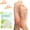 Beige, variant on Bukihome Hammertoe Corrector Gel Toe Straighteners - 12 pcs Support Crest for Women & Men - Realign Bent, Crooked, Curled, Claw, Hammer Toes - Clear,Multi-Size
