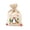 1 Pcs Cute Small Gift Bag F, variant on Halloween Decoration Trick or Treat Bag Candy Buckets Handheld Pumpkin Basket with Striped Bow, Cute Halloween Gift Bags Party Favors, 7.87 x 5.12in
