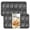 Gray, variant on HONGBAKE Nonstick Madeleine Pan for Baking, 2 Pack 12-Cavity Shell Shape Madeleine Cooking Pan, Heavy Duty Carbon Steel Madeleine Baking Pan, Champagne Gold
