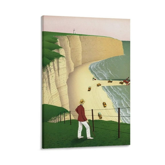 Artist Guy Billout Painting Poster Artworks Canvas Poster Room Aesthetic Wall Art Prints Home Modern Decor Gifts 12x18inch(30x45cm)