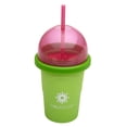 thumbnail image 2 of Cra-Z-Art ChillFactor Original Slushie Maker Cup – Haga granizados congelados súper rápidos, batidos, batidos, taza de enfriamiento, doble capa exprimible con cuchara, verde, 2 of 5