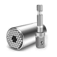 thumbnail image 1 of Universal Socket Wrench Adapter 7-19mm Alloy Steel Adjustable Tool for DIY Automotive Home Repairs, 1 of 4