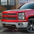 thumbnail image 5 of DNA Motoring For 2014-2015 Chevy Silverado 1500 Black Amber LED DRL Sequential Signal Headlights Pair, 5 of 10