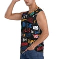 thumbnail image 3 of Balery Basketball Camisetas sin mangas para hombre, absorbe la humedad y protege contra el mal olor.-Medium, 3 of 7