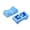 White Blue, variant on Uxcell Straight Slide Potentiometer Push Knob Insert Shaft 4x2mm White Blue 10pack