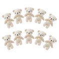 thumbnail image 2 of 10 Uds Mini oso de peluche Mini oso muñeca suave pequeños animales de peluche bolsa llavero colgante, 2 of 5