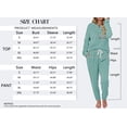 thumbnail image 5 of MOSHU Casual Pajamas Sets for Women Button Down Shirts and Drawstring Pants with Pockets Two Piece Womens Lounge Sets, 5 of 9