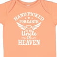 thumbnail image 4 of Inktastic Handpicked for Earth by My Uncle in Heaven with Angel Wings Boys or Girls Baby Bodysuit, 4 of 5