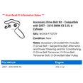 thumbnail image 2 of Accessory Drive Belt Kit - Compatible with 2007 - 2010 BMW X3 3.0L 6-Cylinder 2008 2009, 2 of 2
