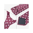 thumbnail image 3 of Corbatas de puntos para hombres INSPIRE CHIC para el Día del Padre, corbata autoajustable de 3.1" de ancho, corbata de satén para bodas, clásica fucsia, talla única, 3 of 4