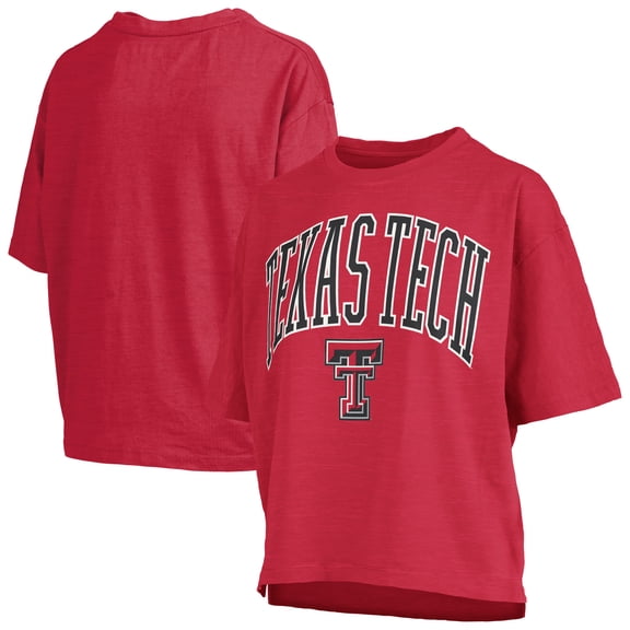Women's Pressbox  Red Texas Tech Red Raiders Nelson T-Shirt