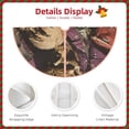 thumbnail image 3 of Lukts Eerie Skull Holding Another Print Color Life Christmas Tree Skirt, Winter Holiday Tree Mat Decoration ,Can be Used as A Shawl-30", 3 of 6