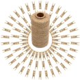 thumbnail image 1 of Miniclip de madera de 3,5 cm. 100 piezas de tacos de madera Clips para manualidades con fotos Mini alfileres para ropa, 1 of 2