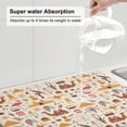 thumbnail image 5 of Sikiie UAE Travel1 Dish Drying Mat, Kitchen Counter Mat, Self Drying Mat for Kitchen Counter Dish Drying Pad ,for Dishes, Utensils, Pots and Pans（24" x 18"）, 5 of 7