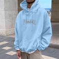 thumbnail image 4 of Mens Jesus Hoodies Christian Religious Graphic Hooded Sweatshirt Letter Print Long Sleeve Pullover Tops M, 4 of 7