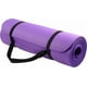 thumbnail image 3 of Everyday Essentials - Esterilla de yoga (1/2 pulgadas, extra gruesa, alta densidad, con correa de transporte, color azul, 3 of 26